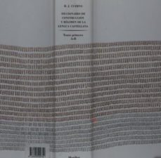 diccionario de construccion 8 tomos incluye cd y regimen de la lengua castellana-rufino jose cuervo-9788425420741