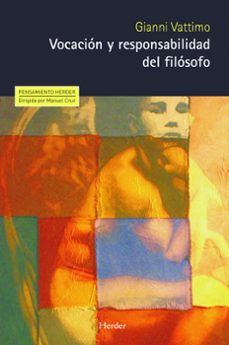 vocacion y responsabilidad del filosofo-gianni vattimo-9788425430541