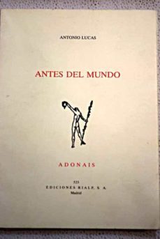 antes del mundo-9788432131141