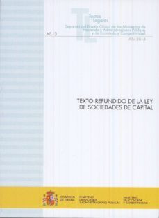 texto refundido de la ley de sociedades de capital-9788447607341