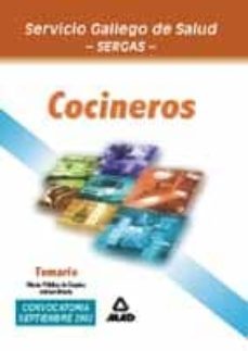 cocineros del servicio gallego de salud: temario ope extraordinar ia-9788466516341