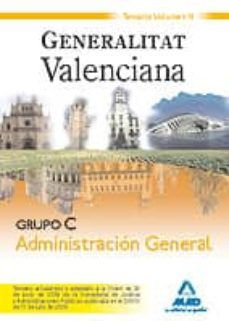 grupo c administracion general. generalitat valenciana. temario volumen iii-9788467600841