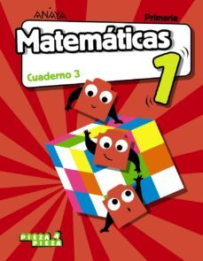 matematicas 1º educacion primaria cuaderno 3 serie pieza a pieza madrid cast ed 2018-9788469838341