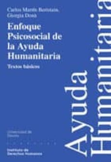 enfoque psicosocial de la ayuda humanitaria-9788474855241
