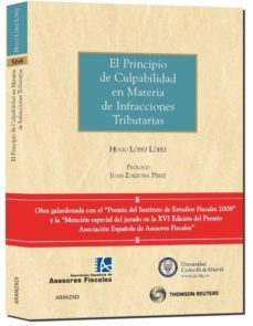 el principio de culpabilidad en materia de infracciones tributari as-9788483559741