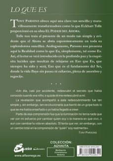 lo que es: el secreto abierto a una vida despertada-tony parsons-9788484450641