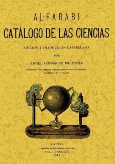 alfarabi, catalogo de las ciencias (ed. facsimil)-angel gonzalez palencia-9788497613941