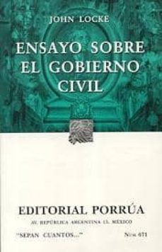 ensayo sobre el gobierno civil (s.c. 671)-john locke-9789700756141