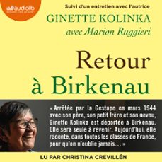 retour a birkenau (audiolibro)-ginette kolinka-marion ruggieri-9791035401641