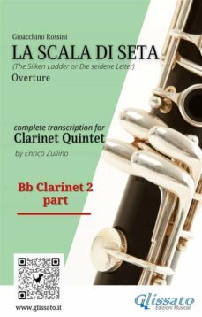 bb clarinet 2 part of "la scala di seta" for clarinet quintet (ebook)-9791220868341