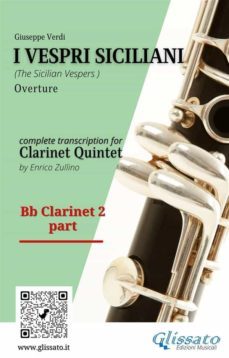 bb clarinet 2 part of "i vespri siciliani" for clarinet quintet (ebook)-9791220871341