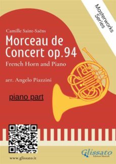 (piano part) morceau de concert op.94 for french horn and piano (ebook)-9791221340341