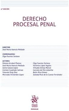 derecho procesal penal (4ª ed.)-olga fuentes soriano-jose maria asencio mellado-9791370211141