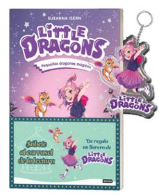 pack little dragons 1 + llavero-susanna isern-8432715189251