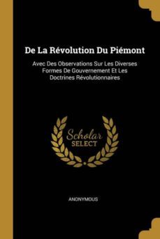 de la rvolution du pimont-9780270844351