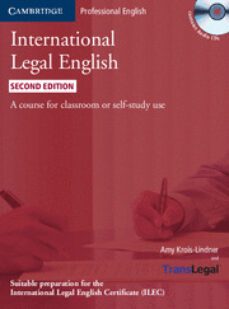 international legal english student s: 3 audio cd & 1 paperback-9780521279451