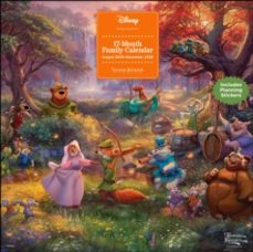 disney dreams by thomas kinkade studios 17-month 2025-2026 family wall calendar-9781524896751