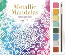metallic mandalas (mind spa watercolours)-9781837714551