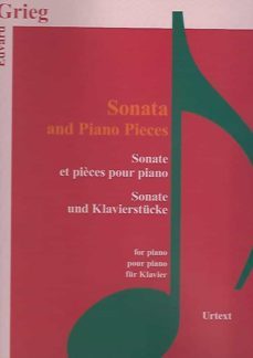 grieg. sonata and piano pieces-edvard grieg-9783741914751