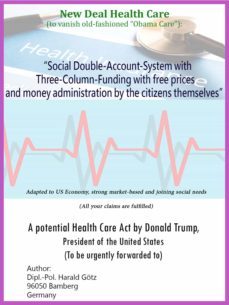 "social double-account-system with three-column-funding with free prices and money administration by the citizens themselves" adapted to us economy, strong market-based and joining social needs (all your claims are fulfilled) (ebook)-dipl. pol. harald gotz-9783956260551