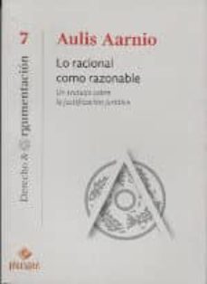 lo racional como razonable-aulis aarnio-9786124218651