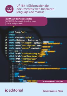 elaboracion de documentos web mediante lenguajes de marcas. ifcd0210 (ebook)-9788411841351