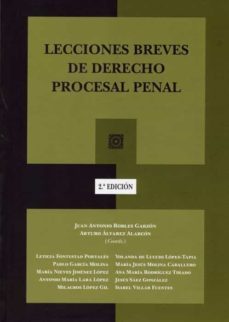 lecciones breves de derecho procesal penal-9788413690551