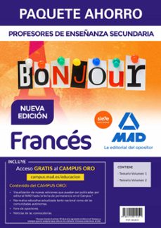 paquete ahorro frances cuerpo de profesores de enseñanza secundar ia-9788414214251