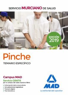 pinche del servicio murciano de salud: temario especifico-9788414227251