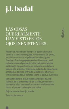 las cosas que realmente han visto estos ojos inexistentes-9788416738151