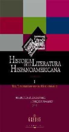 historia de la literatura hispanoamericana (t. 1)-9788424927851