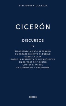 discursos iv (ebook)-marco tulio ciceron-9788424999551