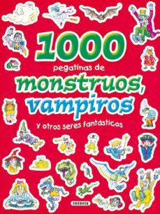 1000 pegatinas de monstruos,vampiros-9788430567751