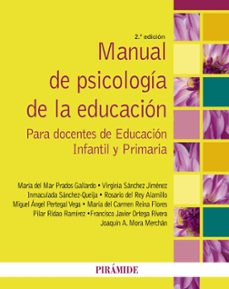 manual de psicologia de la educacion (2ª ed.)-maria del mar prados gallardo-9788436835151