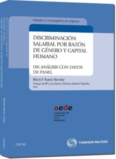 discriminacion salarial por razon de genero y capital humano-mario f. rueda narvaez-9788447035151