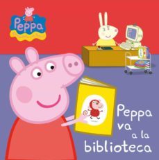 peppa pig. libro de carton - peppa va a la biblioteca (ebook)-9788448841003