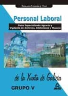 grupo v personal laboral de la xunta de galicia (temario  comun y test)-9788466506151