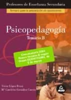 psicopedagogia. temario b-9788466527651
