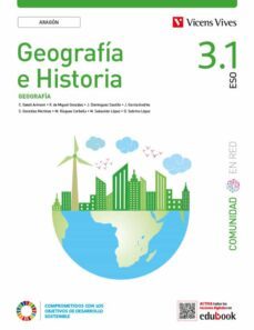 geografia e historia 3º eso comunidad en red aragon (3.1. aragon + 3.2 aragon)-9788468290751