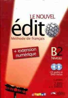 le nouvel edito b2 (livre+cd+dvd)-9788477117551