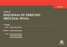 esquemas de derecho procesal penal. tomo iii-victor moreno catena-9788490044551