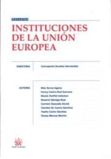 instituciones de la union europea-concepcion escobar fernandez-9788490335451