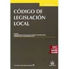 codigo de legislacion local 2014 (2ª ed.)-hilario llavador cisternes-9788490862551