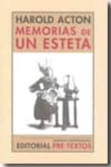 memorias de un esteta-harold acton-9788492913251