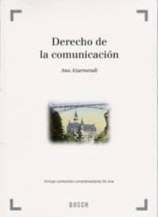 derecho de la comunicacion-9788497908351