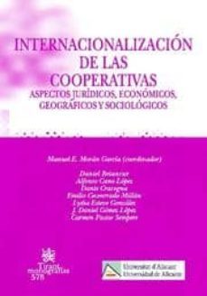 internacionalizacion de las cooperativas-manuel eduardo moran garcia-9788498762051