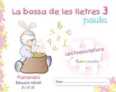 la bossa de les lletres 3. lectoescriptura-9788498770551