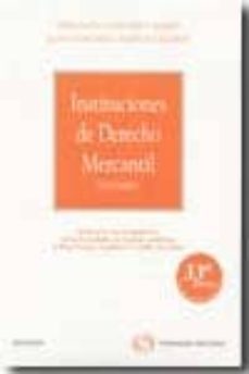 instituciones de derecho mercantil (v. i) (33ª ed.)-9788499036151