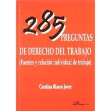 285 preguntas de derecho del trabajo-9788499829951