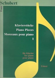 schubert. klavierstucke. piano pieces-9789638303851